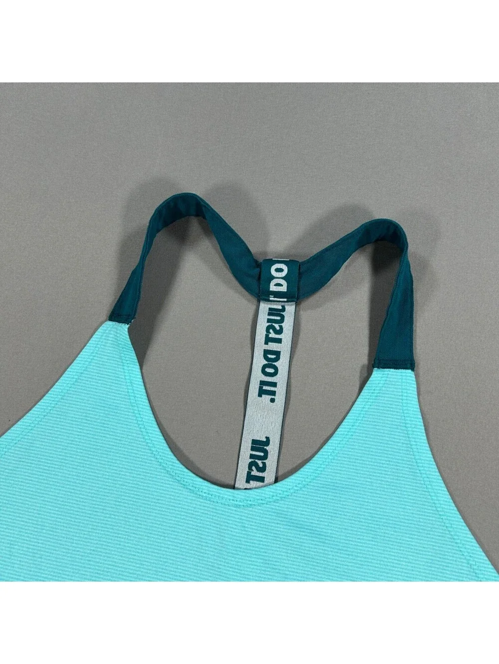 Nike Dri-FIT Tank Top Womens Small Blue Racerback Scoop Neck Loose Fi